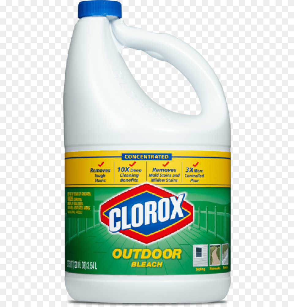 Clorox Concentrated Outdoor Bleach For Cleaning, Food, Ketchup Free Transparent Png