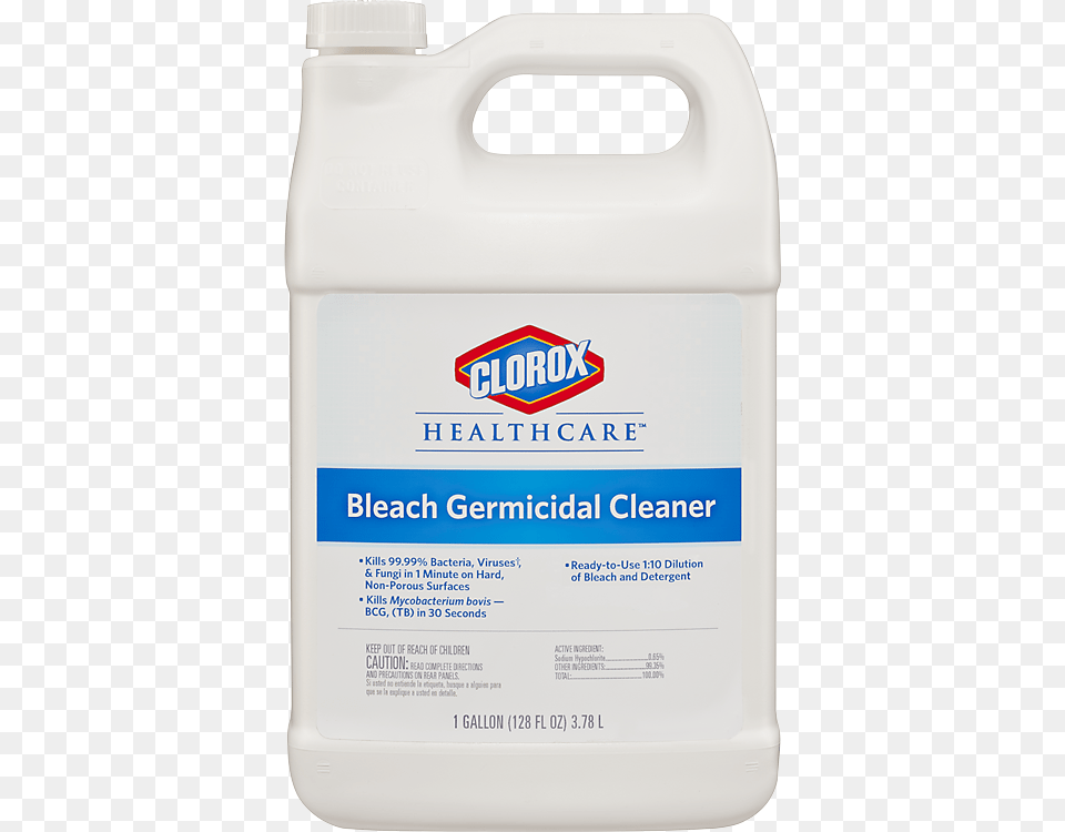 Clorox Healthcare Bleach Germicidal Wipes Label, Bottle Png Image