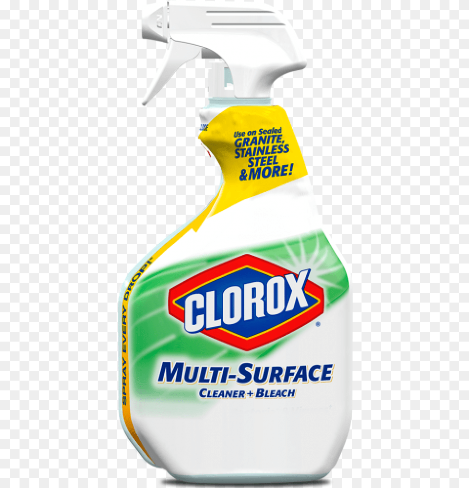 Clorox Multi Surface Cleaner Bleach, Tin, Can, Spray Can, Cleaning Png Image