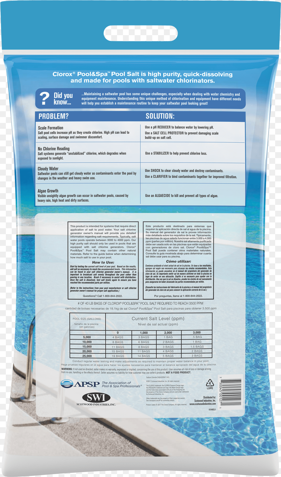 Clorox Pool Salt, Advertisement, Poster, Text Free Transparent Png