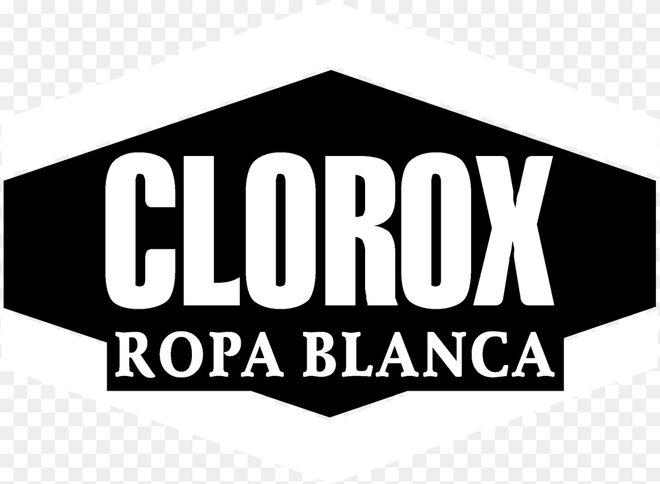Clorox Ropa Blanca Logo Black And White Clorox Company, Sticker, Blackboard Free Transparent Png