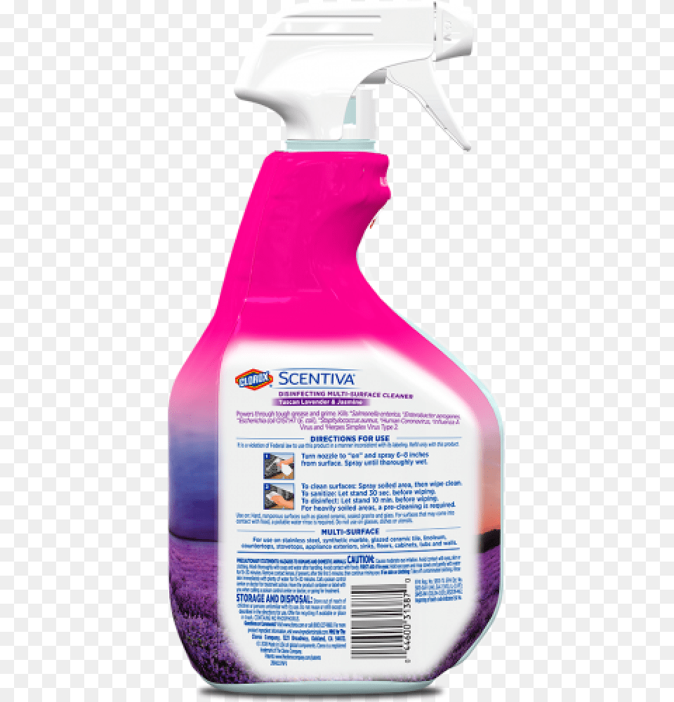 Clorox Scentiva Disinfecting Multi Surface Cleaner Clorox Scentiva Multi Surface Cleaner Ingredients, Can, Spray Can, Tin, Cleaning Free Png Download