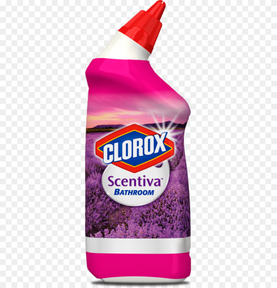 Clorox Scentiva Toilet Cleaning Gel Clorox Clinging Bleach Gel, Purple, Flower, Plant, Food Free Png Download