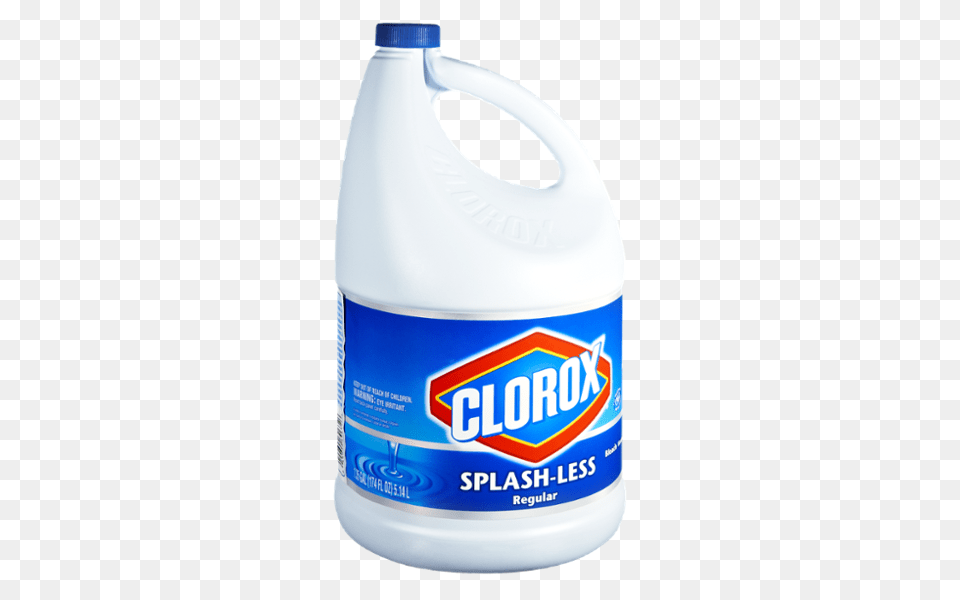 Clorox Splash Less Regular Bleach Reviews, Bottle, Beverage, Milk Free Png