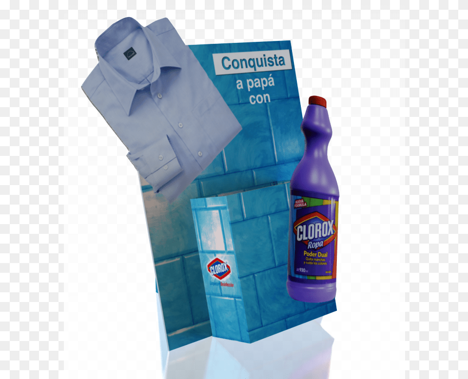 Clorox Take One Bleach Container, Clothing, Shirt, Bottle, Dress Shirt Png