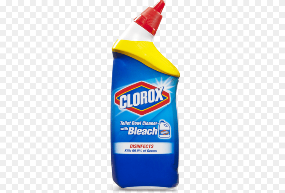 Clorox Toilet Bowl Cleaner, Bottle, Food, Ketchup Png Image