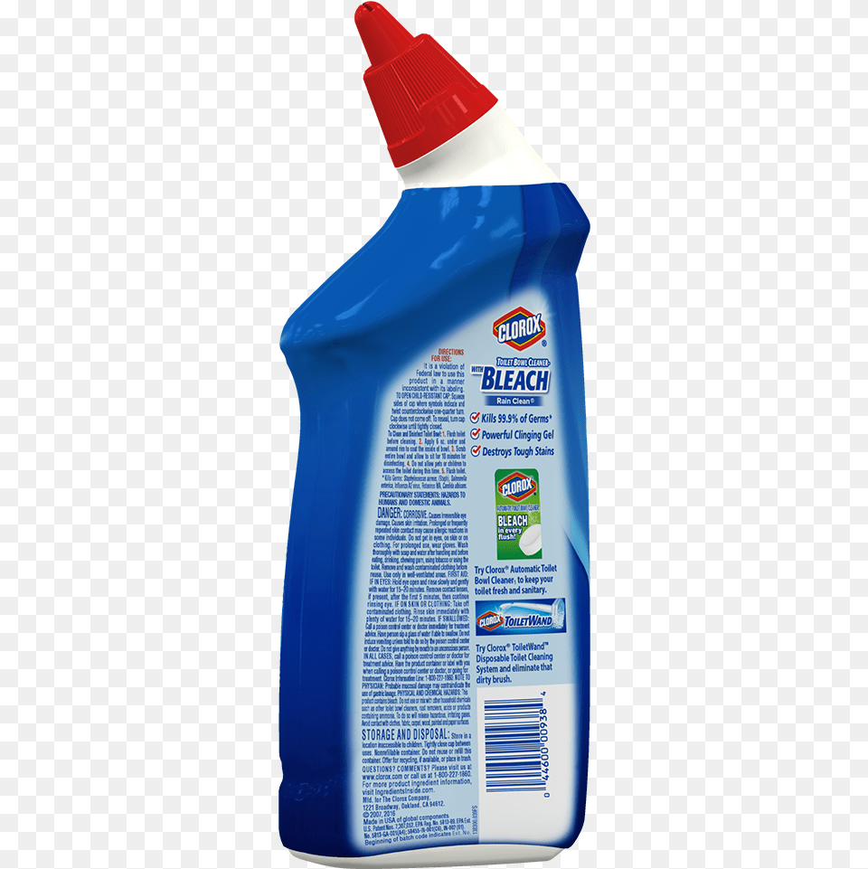 Clorox Toilet Bowl Cleaner Label, Bottle, Shaker Free Png