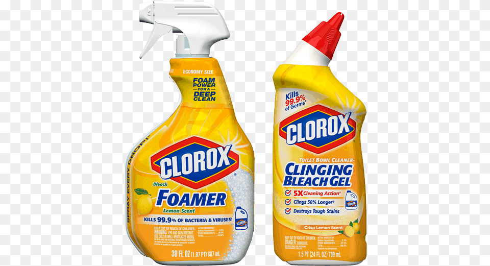 Clorox Toilet Bowl Cleaner Lemon, Food, Ketchup, Cleaning, Person Png