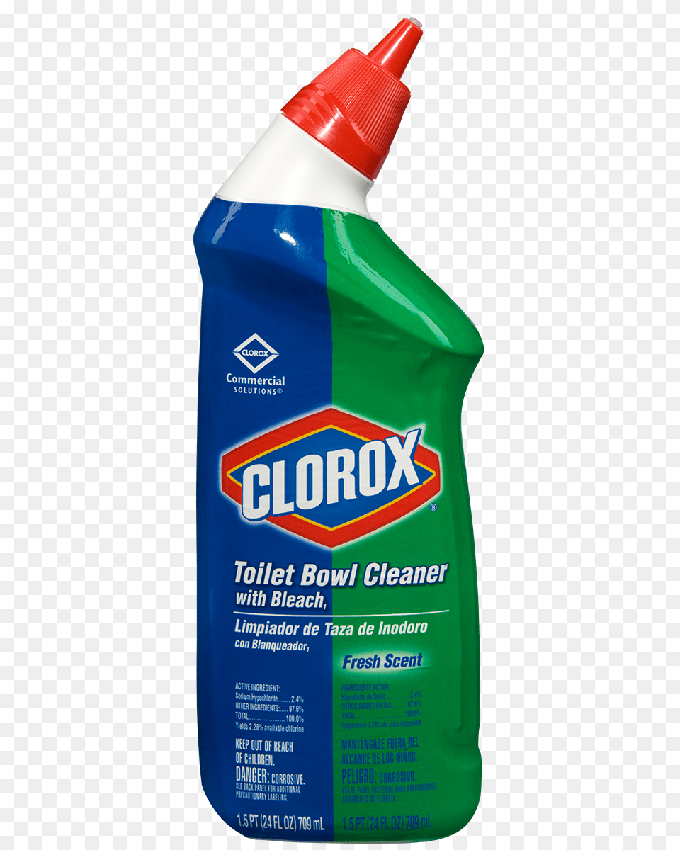 Clorox Toilet Bowl Cleaner With Bleach Clorox Professional, Bottle, Can, Tin Png