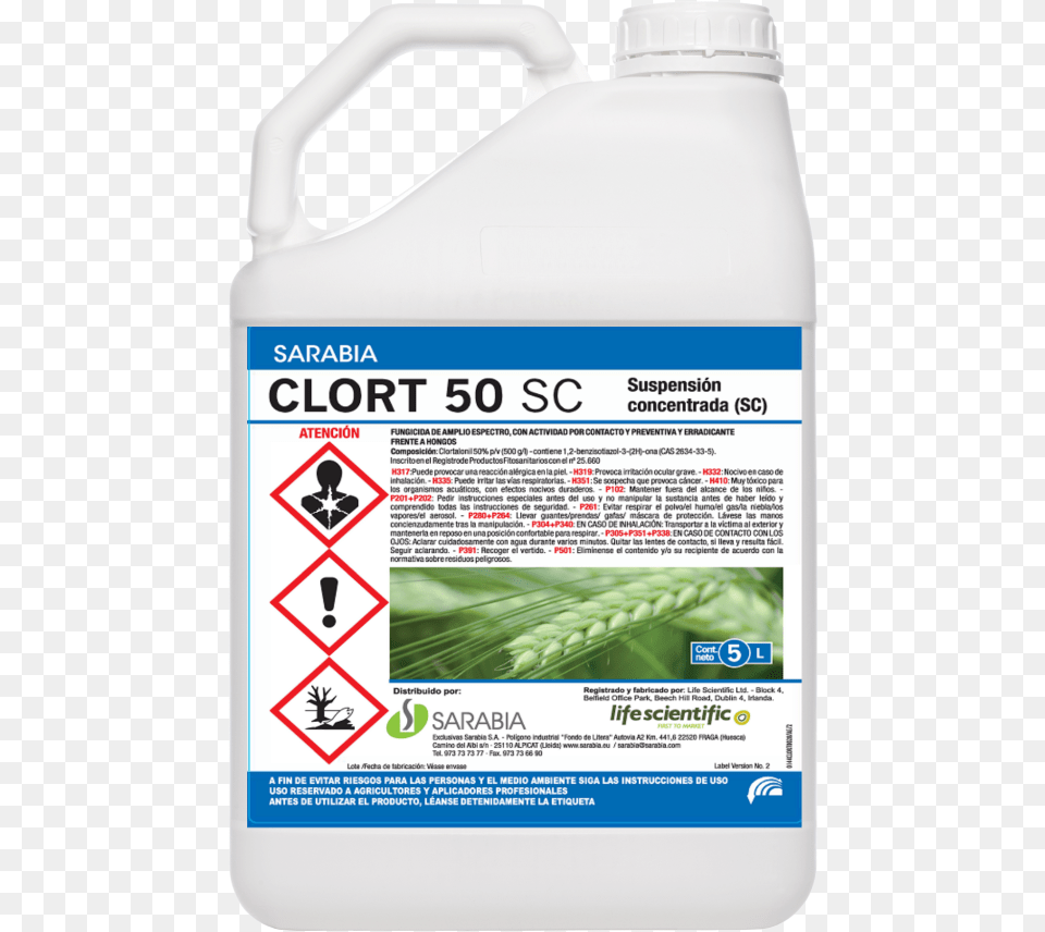 Clort 50 Sc Plastic Bottle, Shaker Png