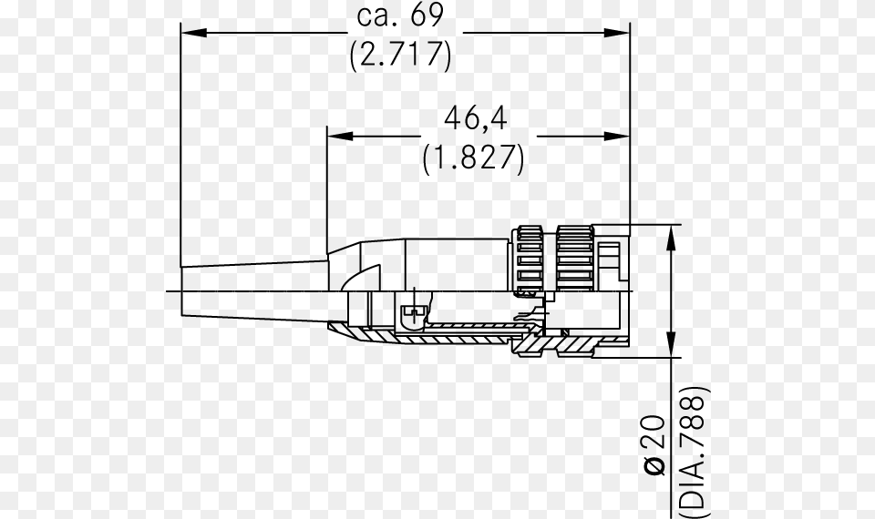 Close Electrical Connector, Gray Free Png