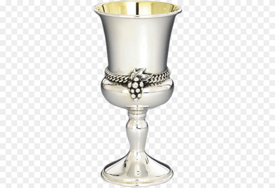 Close Grapes Kiddush Goblet Champagne Stemware, Glass, Silver, Bottle, Shaker Free Png Download