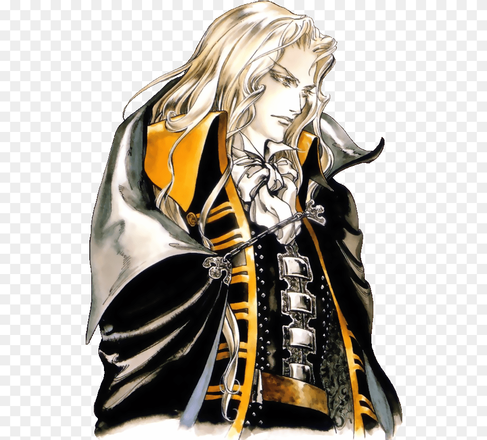 Close Up Alucard Castlevania, Book, Comics, Publication, Adult Free Png