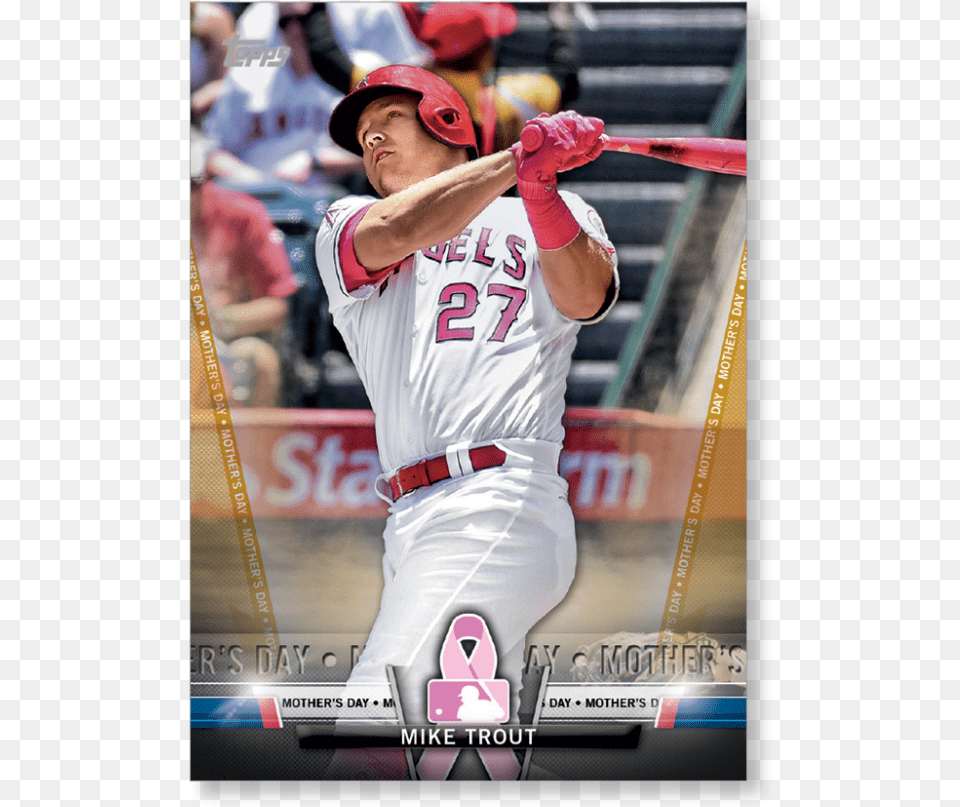 Close Zoom Mike Trout, People, Glove, Person, Sport Free Png Download