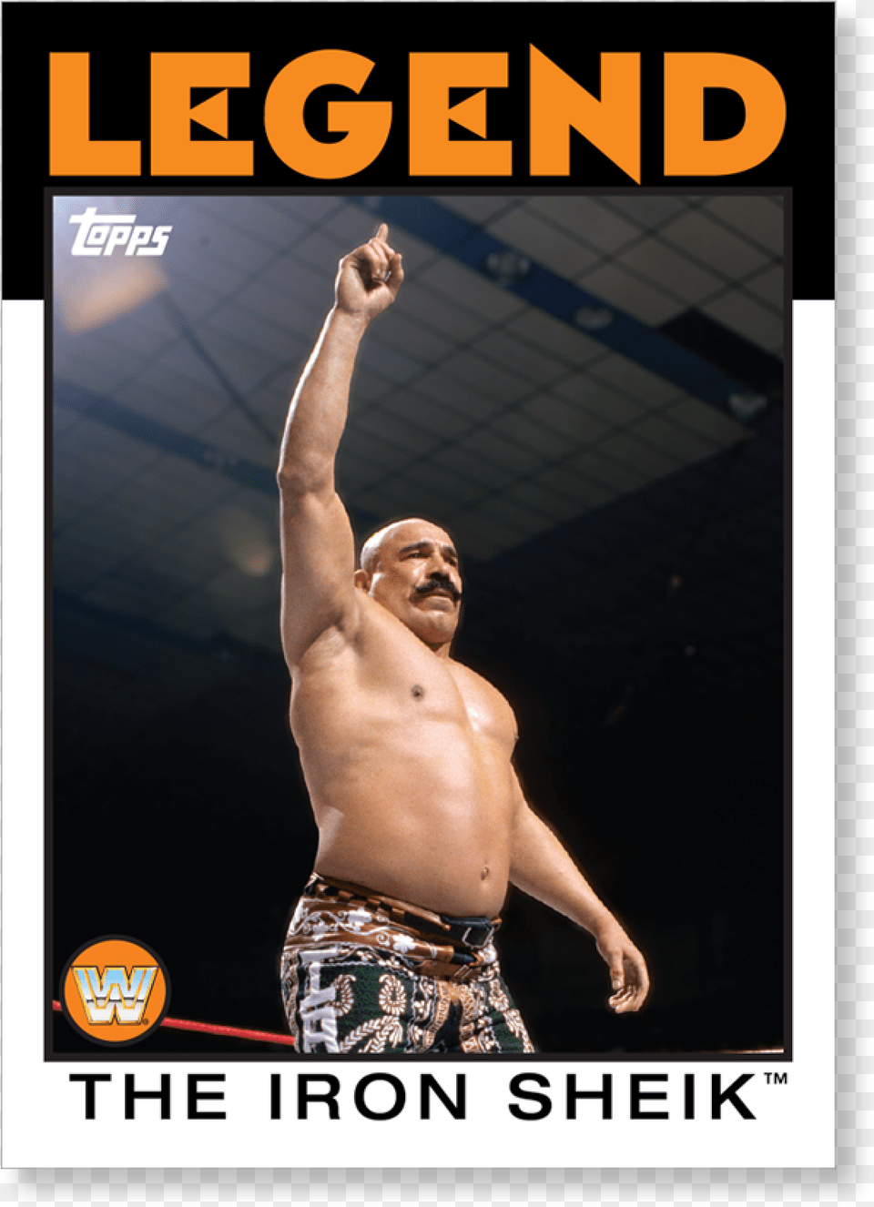 Close Zoom Ricky Steamboat Signed 2016 Wwe Topps Heritage Card, Person, Back, Body Part, Finger Free Png