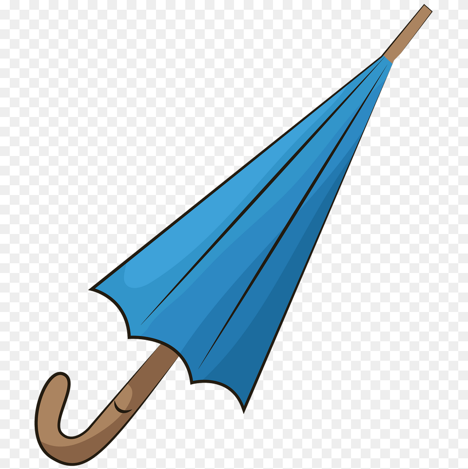 Closed Blue Umbrella Clipart, Canopy, Bow, Weapon, Electronics Png