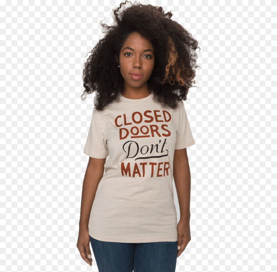 Closed Doors Girl, Clothing, T-shirt, Person, Teen Png Image