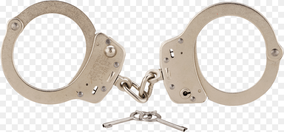Closed Handcuffs Including Key Images Smith And Wesson Handcuffs, Cuff, Smoke Pipe Png Image