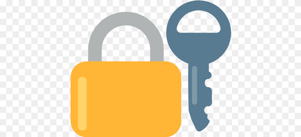 Closed Lock With Key Emoji For Facebook Email U0026 Sms Id Closed Lock With Key Emoji Free Png