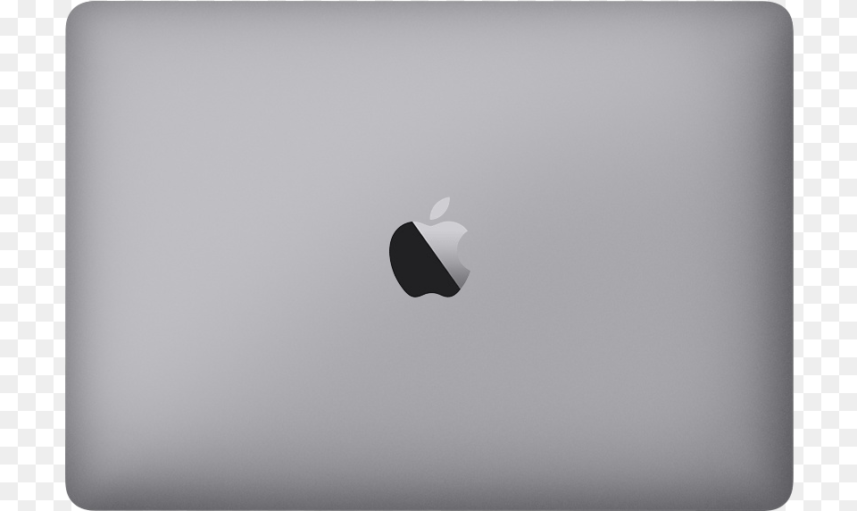 Closed Macbook Transparent Background, Hole, Logo, Gray Png Image