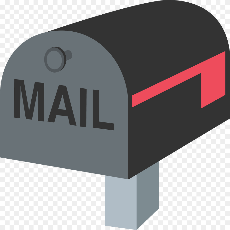 Closed Mailbox With Lowered Flag Emoji Clipart, Postbox, Disk Free Transparent Png