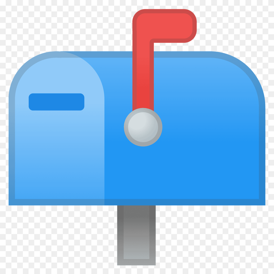 Closed Mailbox With Raised Flag Emoji Clipart, Postbox Free Transparent Png