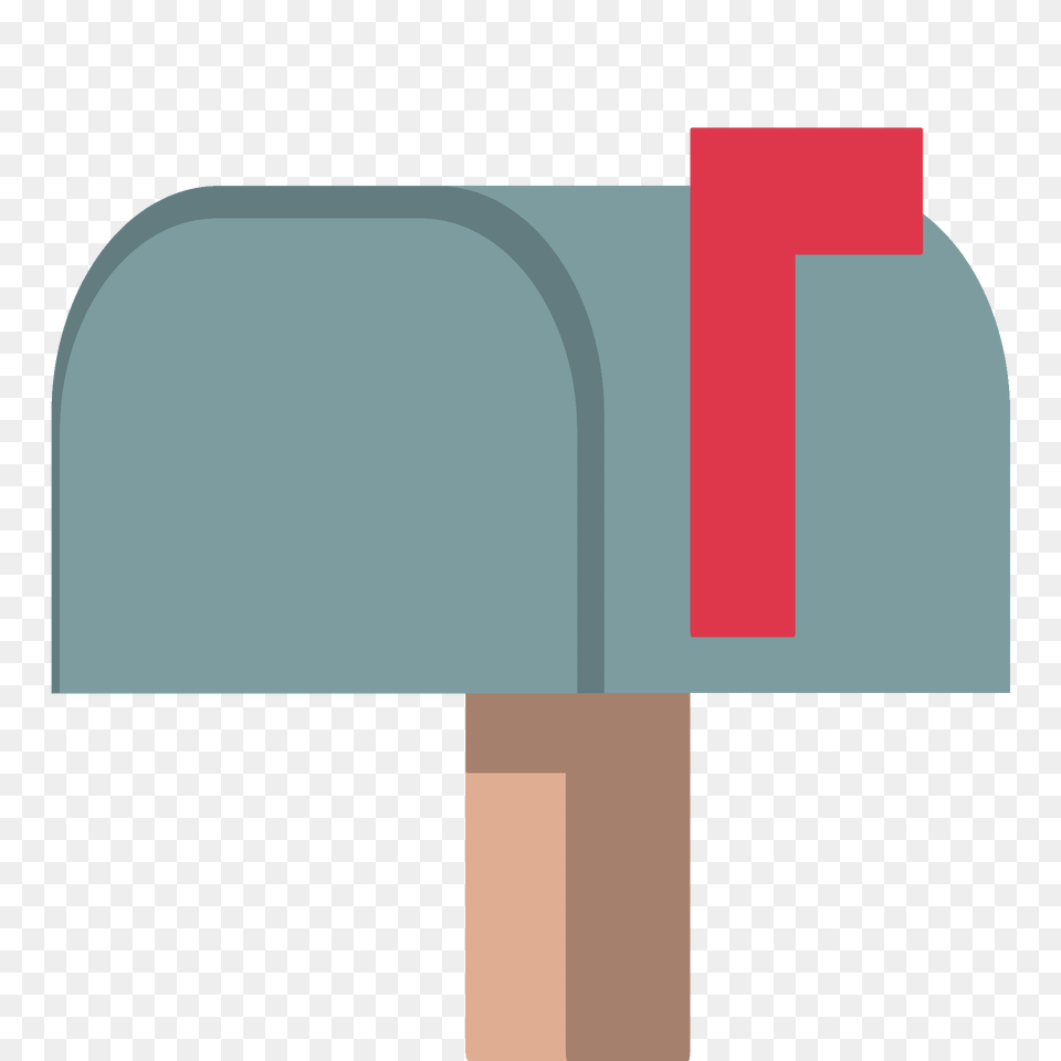 Closed Mailbox With Raised Flag Emoji Clipart Png Image