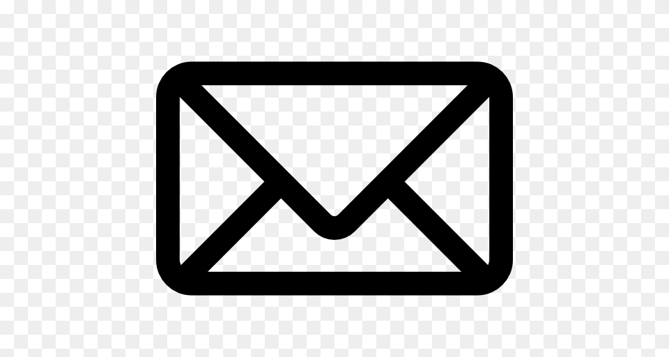 Closed New Email Mail Interface Envelope Message Icon, Gray Free Png