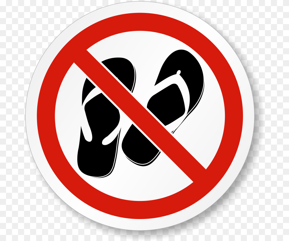 Closed Toe Shoes Clipart Clip Art, Sign, Symbol, Road Sign Free Png Download