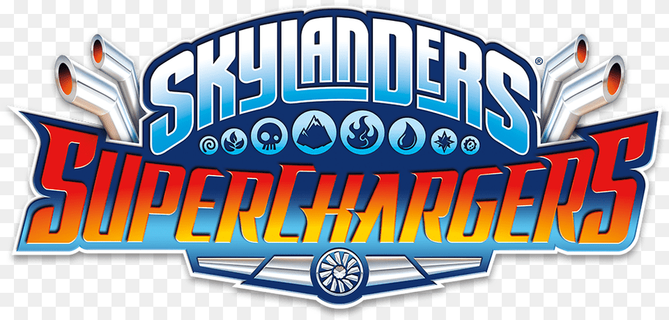 Closer Look Skylanders Superchargers Racing Logo, Emblem, Symbol Free Png