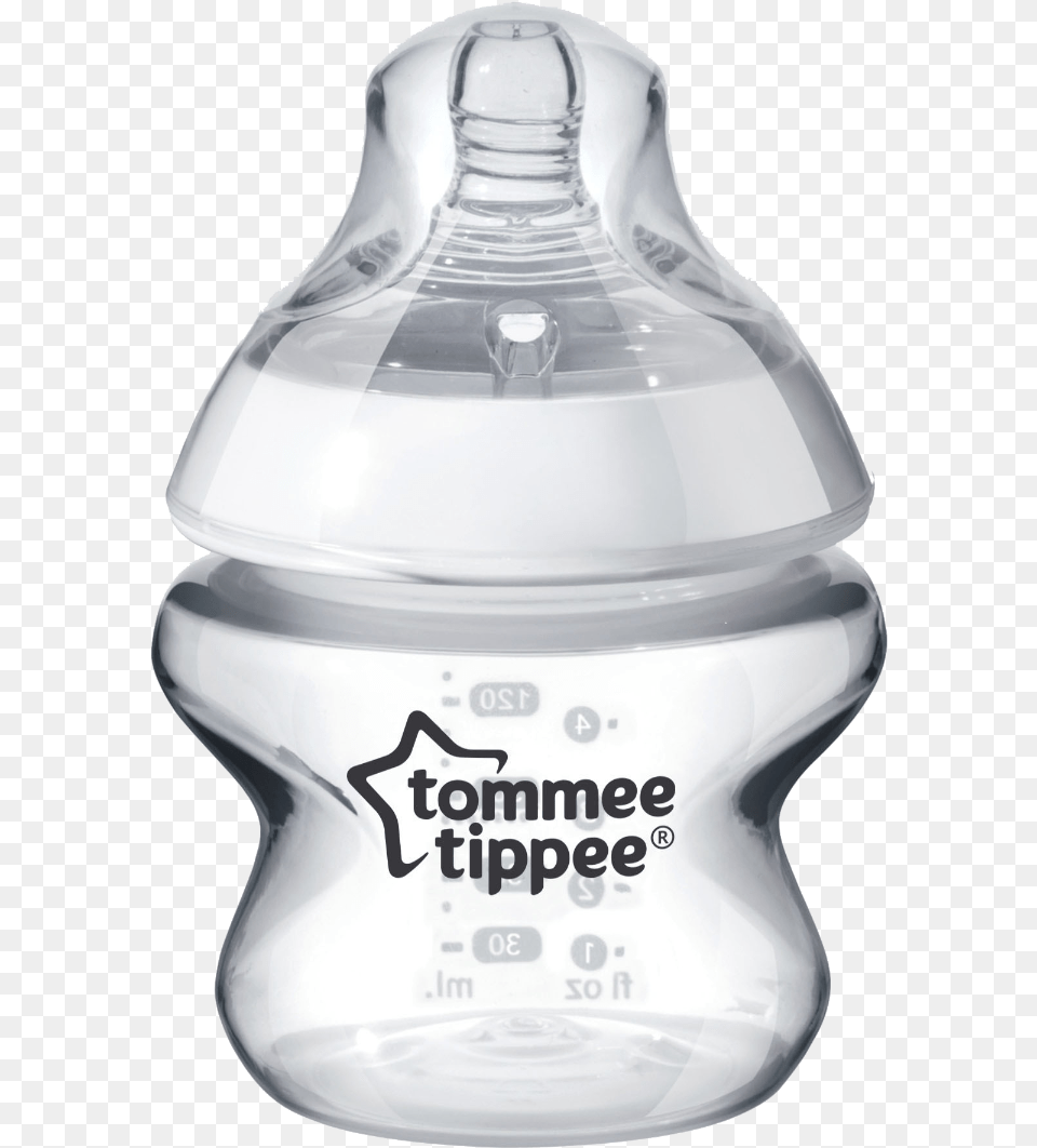 Closer To Nature Baby Bottles Tommee Tippee Clear 5 Oz, Bottle, Jar, Shaker Free Png