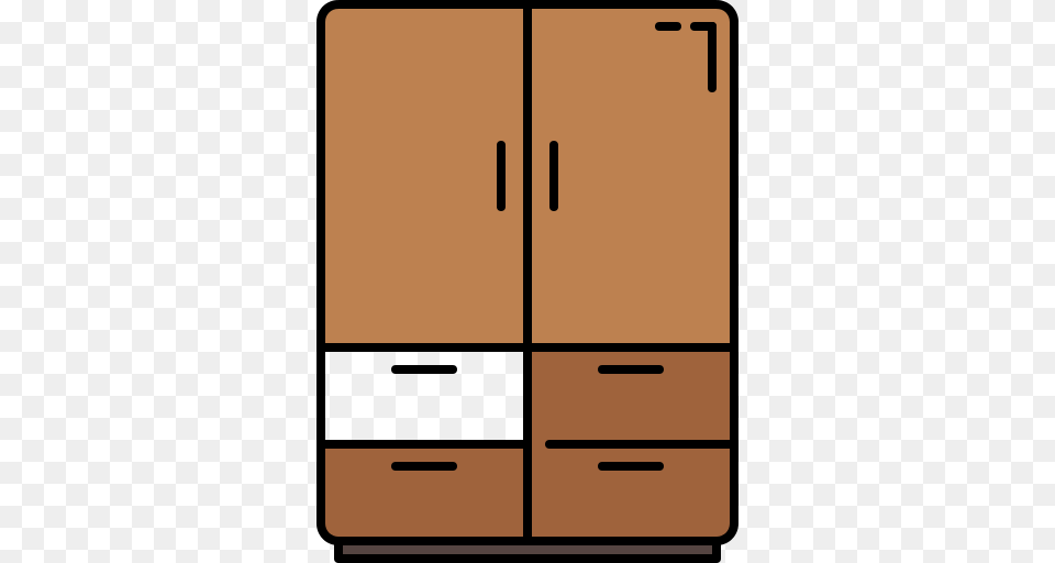 Closet Furniture And Household Icon, Wardrobe, Cupboard, Cabinet Png