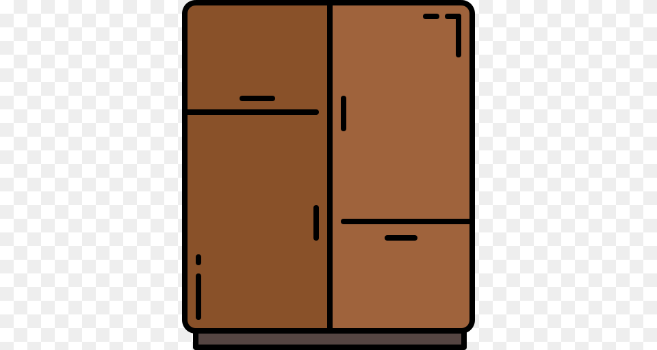 Closet Furniture And Household Icon, Device, Appliance, Electrical Device, Refrigerator Png