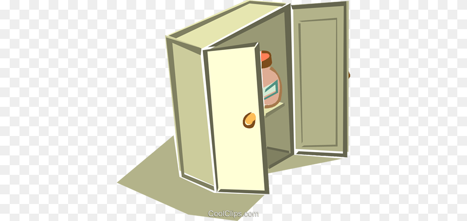 Closet Open Cupboard Clipart, Furniture, Door Png Image