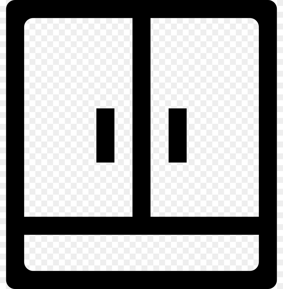 Closet Outline Icon, Furniture Png