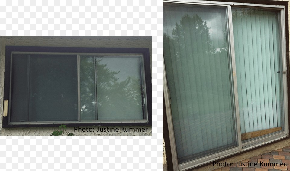 Closing Window Blinds Helps Minimize Reflections But Window, Door, Sliding Door, Home Decor, Curtain Free Transparent Png
