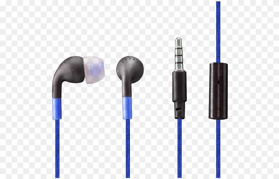 Cloth Cord Earbuds With Mic Headphones, Electronics Png