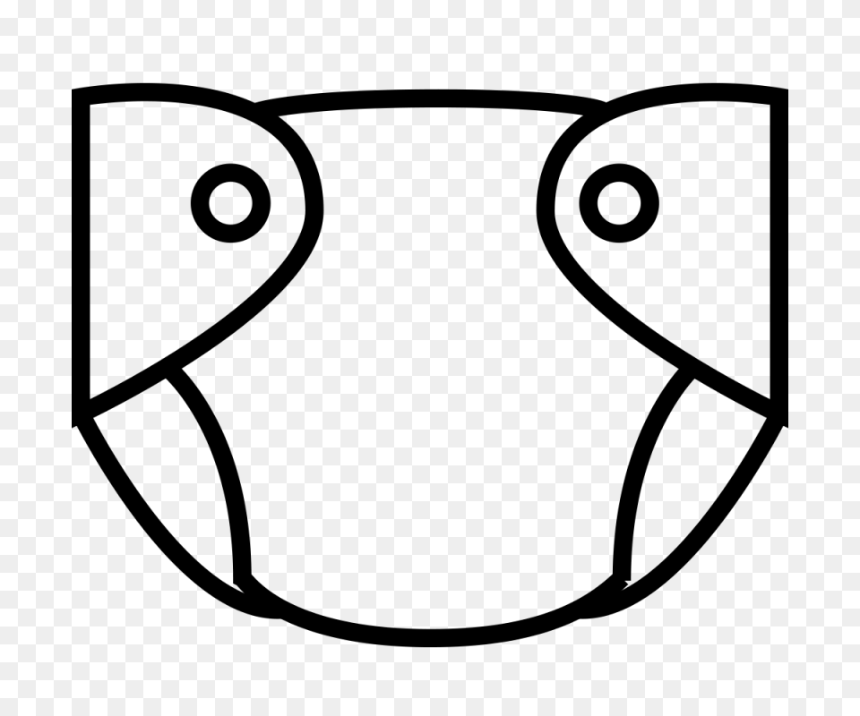 Cloth Diaper Clip Art, Gray Png