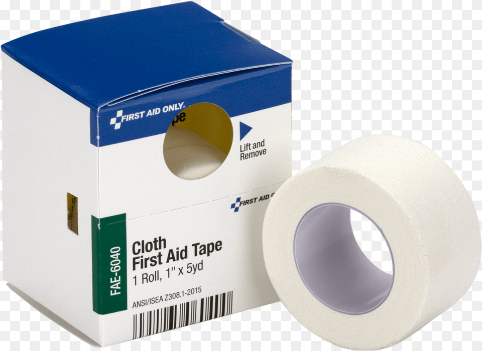 Cloth First Aid Tape 1 In First Aid Only Refill Fsmartcompliance Gen Business, Paper, Clothing, Hat, Box Png
