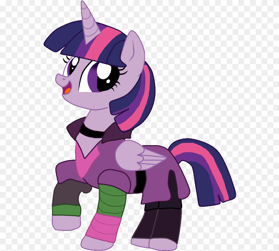 Clothed Ponies Descendants Wicked World Twilight Sparkle As Mal, Purple, Book, Comics, Publication Free Png Download