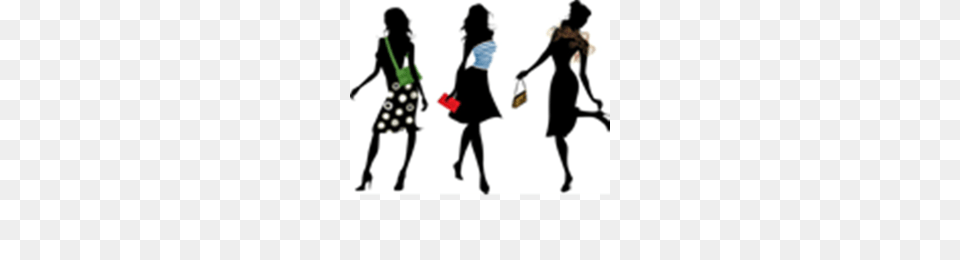 Clothes Clipart, Accessories, Walking, Silhouette, Shopping Free Transparent Png