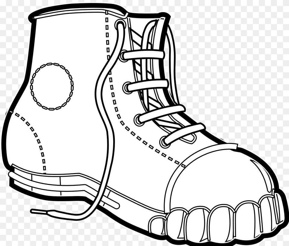 Clothes Cliparts Bw, Clothing, Shoe, Footwear, Tool Free Png Download