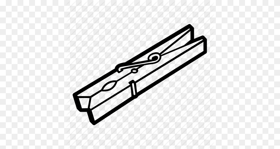 Clothes Clothespin Clothing Drying Wear Icon Png Image