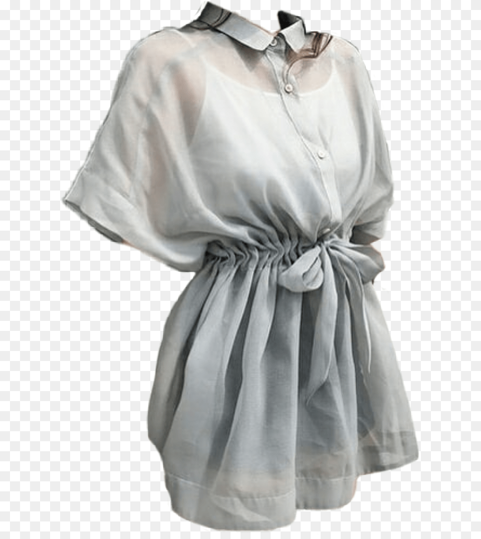 Clothes Dress Aesthetic Grey Tumblr Cute Korean Outfits, Blouse, Clothing, Fashion Png Image