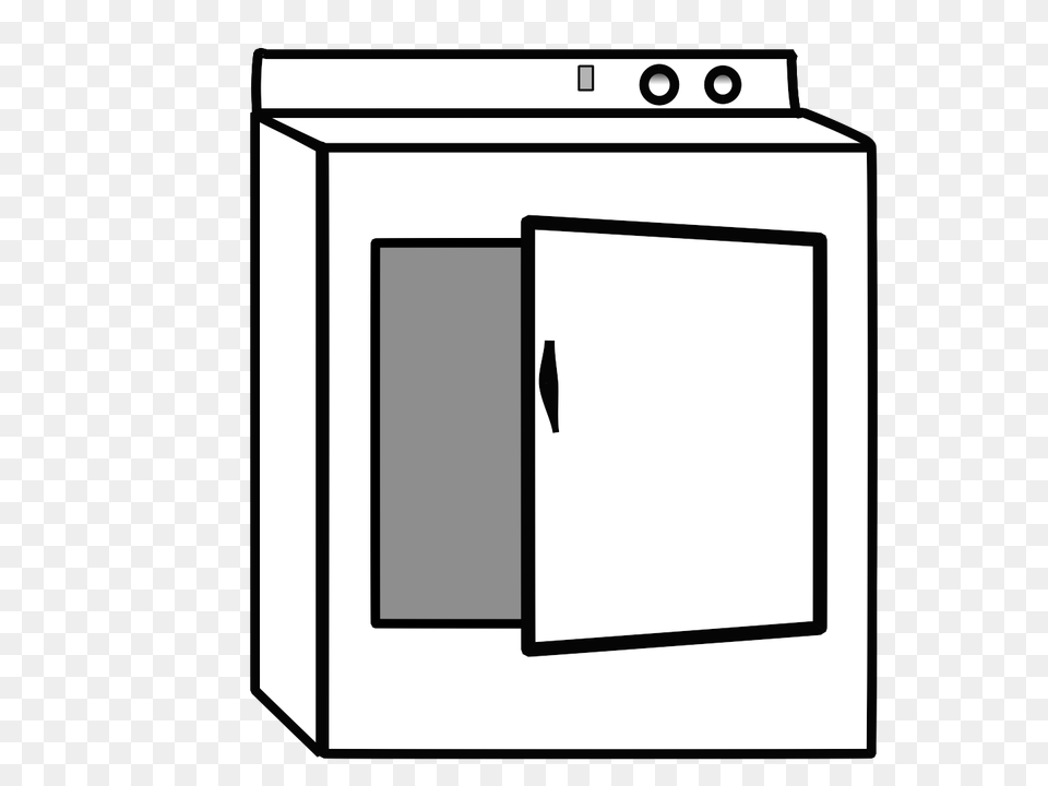 Clothes Dryer Clipart, Cabinet, Furniture, Device, Electrical Device Png