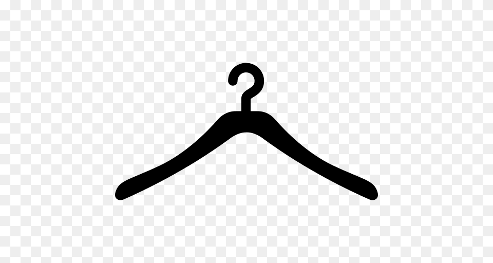 Clothes Hanger Icon, Gray Free Png