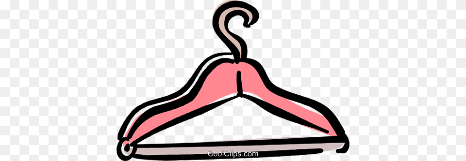 Clothes Hanger Royalty Vector Clip Art Illustration, Bow, Weapon Png Image