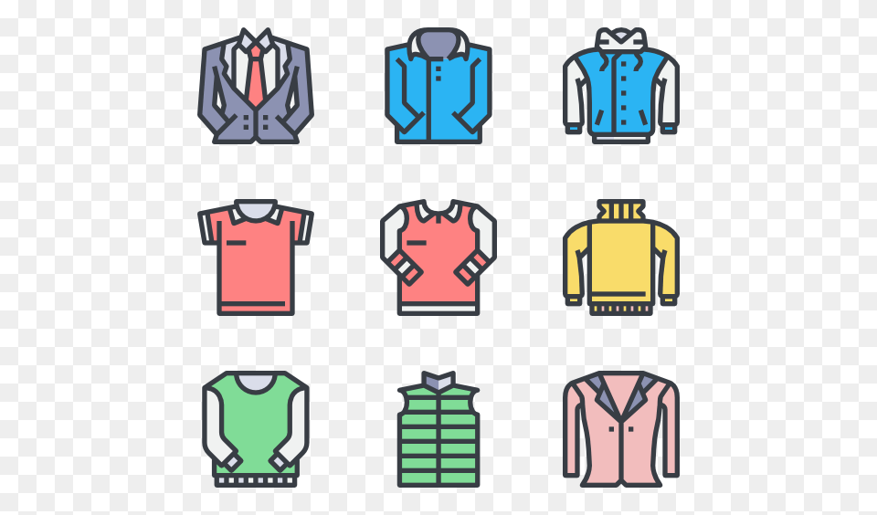 Clothes Icons, Vest, Clothing, Shirt, Coat Free Png