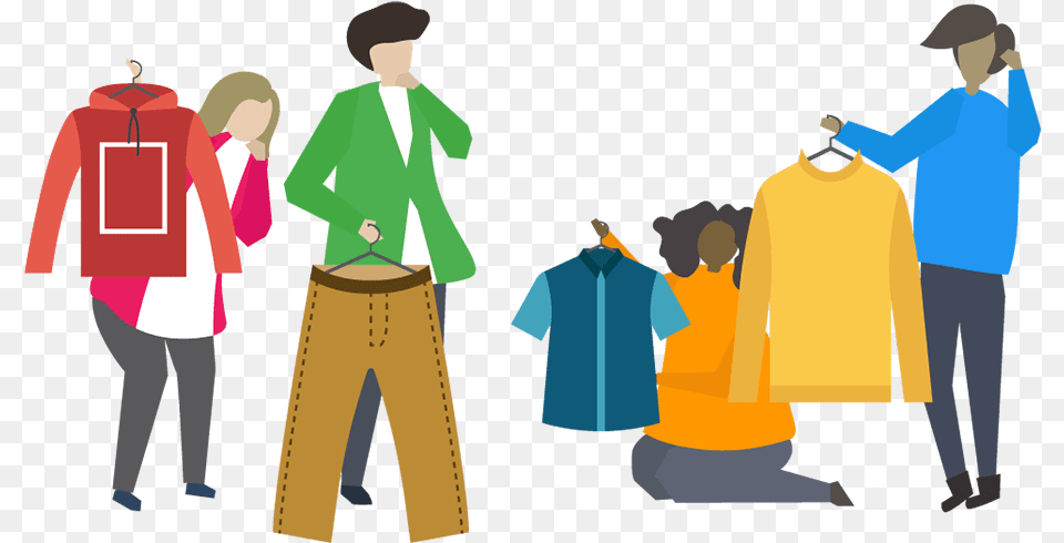 Clothes Ordering Website Builder People With Question Marks, Clothing, Coat, Sleeve, Long Sleeve Free Png Download