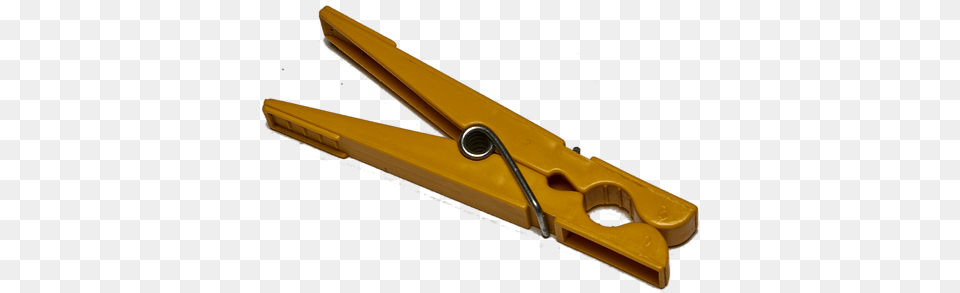 Clothes Peg Isolated Yellow Wood, Blade, Clamp, Device, Razor Png Image